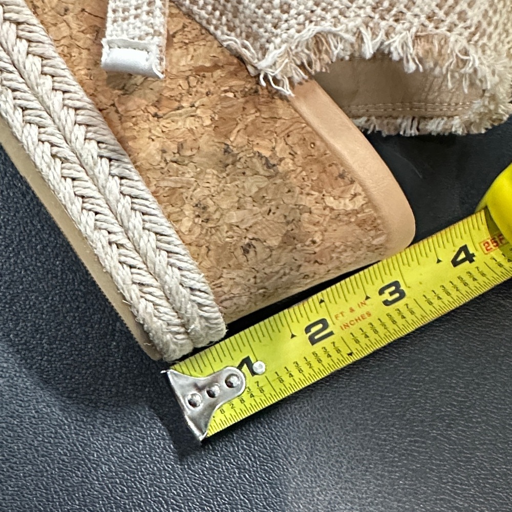 Dolce Vita Cream and Tan Wedge Sandals - Picture 10 of 10